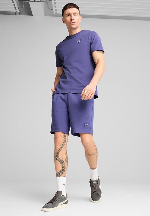 PUMA - ESS ELEVATED Tee - Blue Crystal