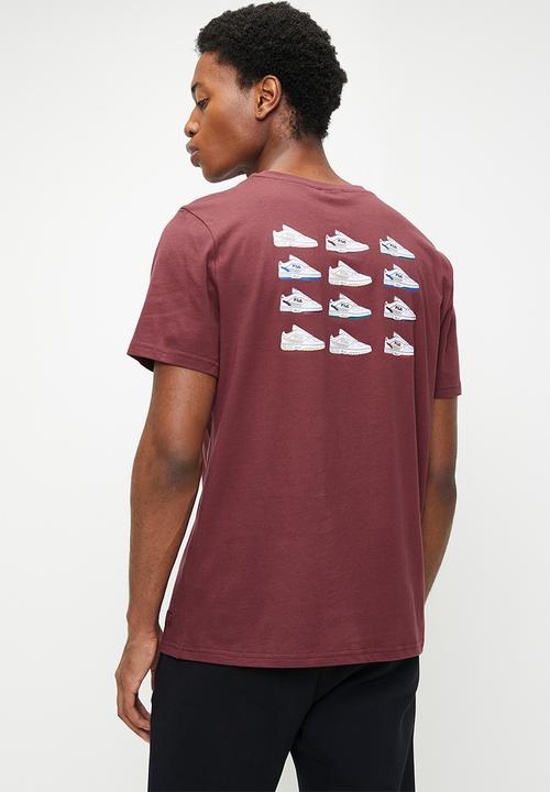 FILA - Lennon T-Shirt - New Maroon