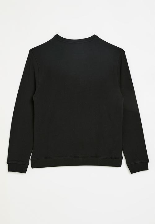 POLO - Girls wendy printed sweater - black