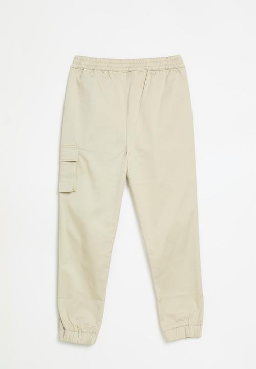 POLO - Boys cory cargo pant - sand