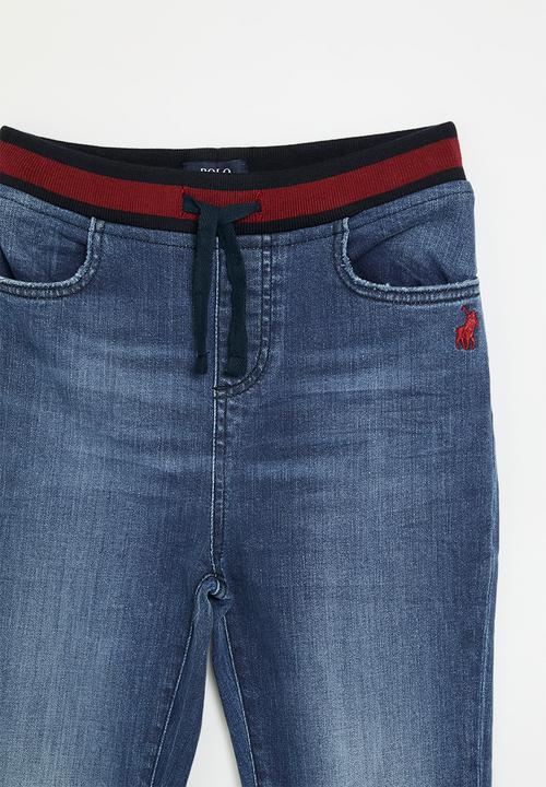 POLO - Boys alex slim fit jean - light wash