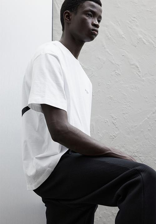 H&M - Regular fit ribbed joggers - black