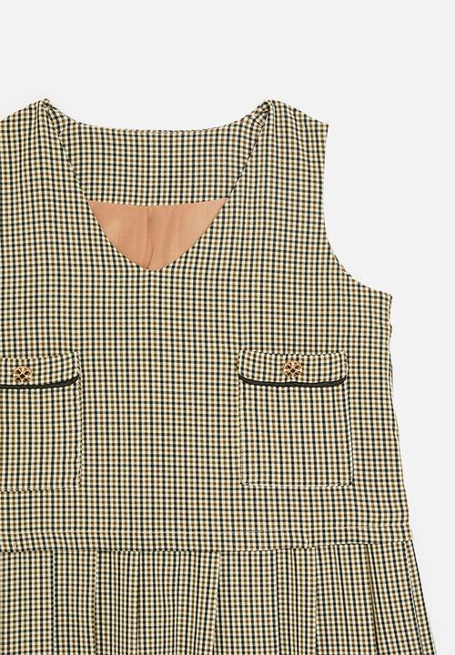 Pop Candy - Check dress -multi