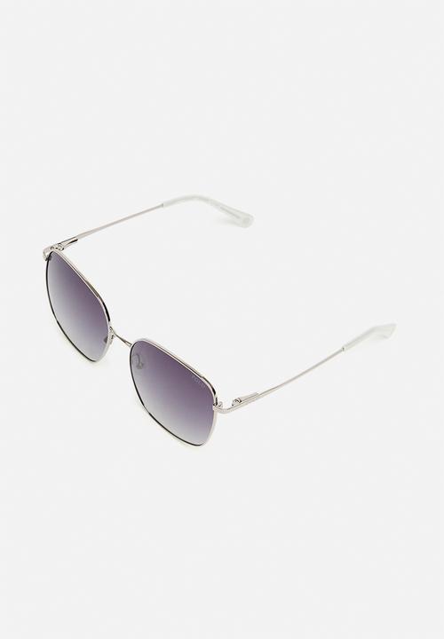 POLO - Avery Polarised Square Sunglasses 58mm - Silver