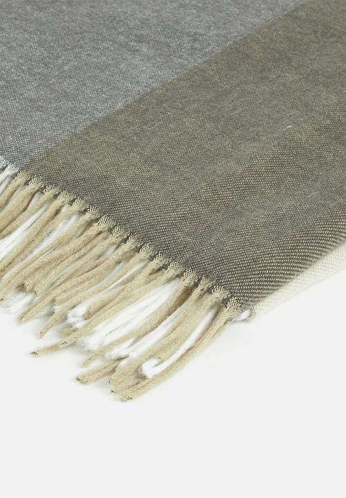 Sixth Floor - Check Soft Throw Neutrals