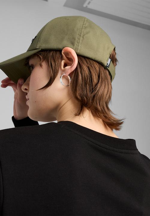 PUMA - Ess Metal Puma Cat BB Cap - PUMA Olive