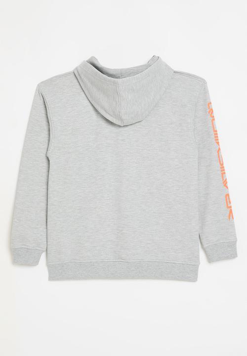 Quiksilver - Omni logo hoodie boys - light grey heather