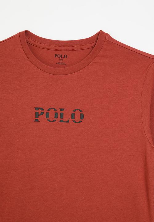 POLO - Boys david printed ls tee - ochre