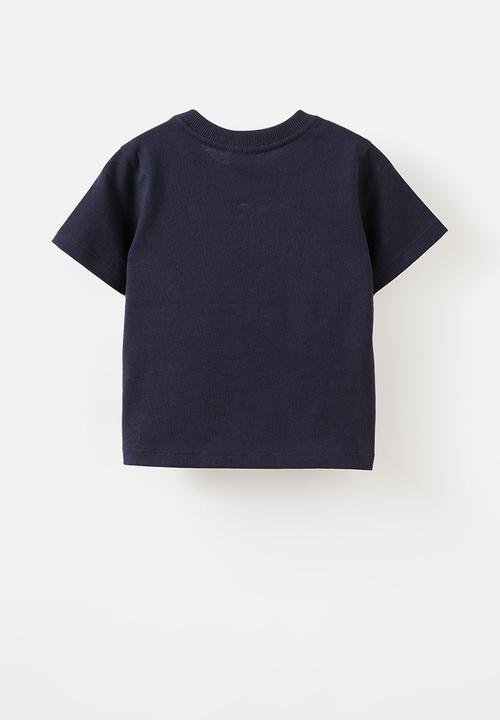 Cotton On - Jamie short sleeve graphic print tee - navy ink/delicious