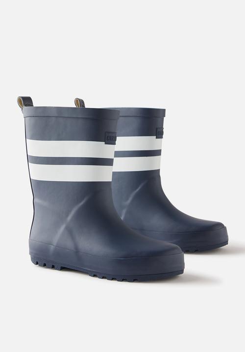 Cotton On - Kids rainboot - squid ink/stripe