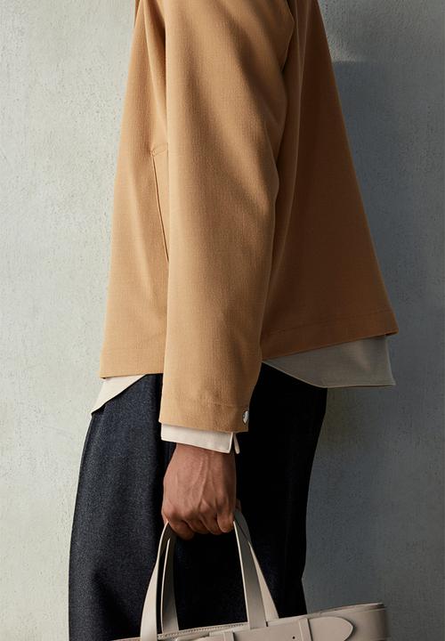 H&M - Regular fit jacket - dark beige