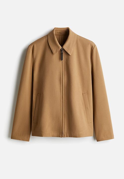 H&M - Regular fit jacket - dark beige