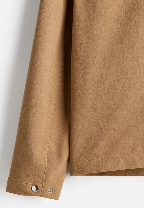 H&M - Regular fit jacket - dark beige