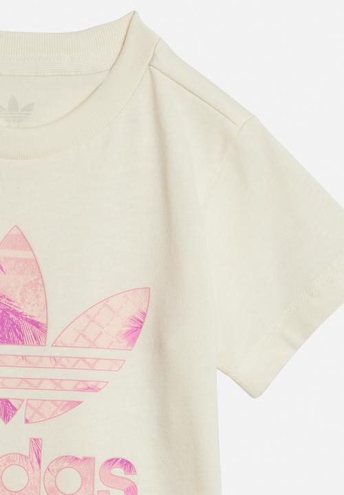 adidas Originals - Short Tee Set Crewht - Beige
