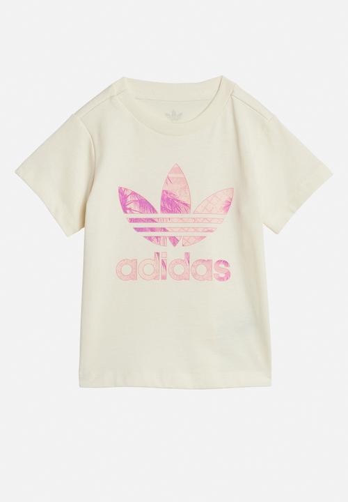 adidas Originals - Short Tee Set Crewht - Beige