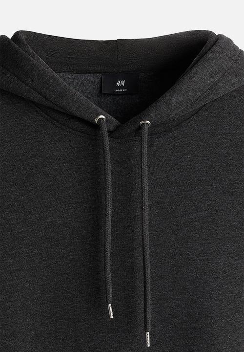 H&M - Loose fit hoodie - black