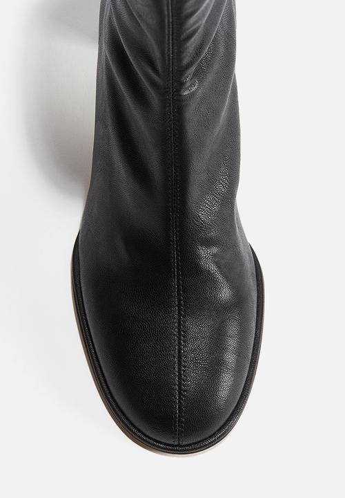 H&M - Ankle-high sock boots - black