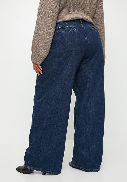 Cotton On - Plus lyocell trouser jean - blue rinse