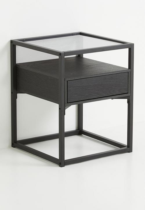 Sixth Floor - Madden Bedside Table - Black