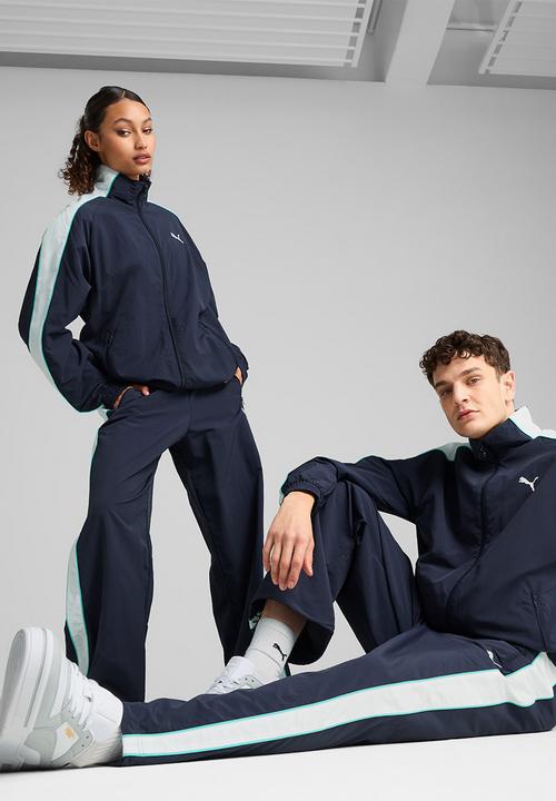 PUMA - T7 Oversized Track Pants WV op - New Navy
