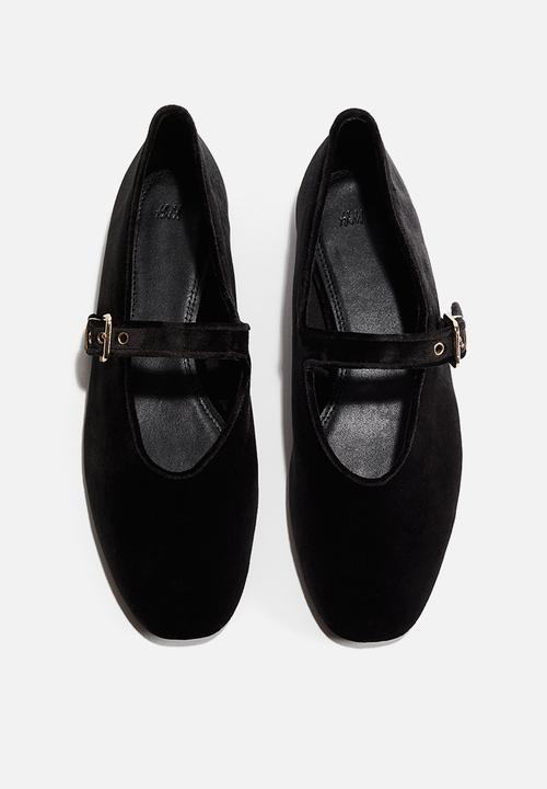 H&M - Mary jane ballet pumps - black
