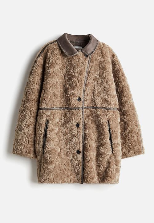 H&M - Fluffy coat - beige