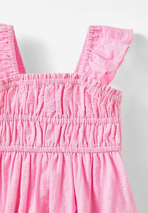 Cotton On - Frankie flutter sleeve dress - fairy pink