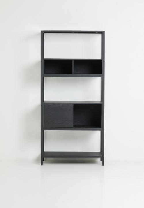 Sixth Floor - Madden Open Storage Shelf - Black