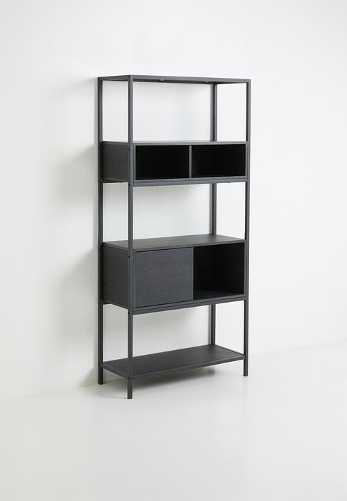 Sixth Floor - Madden Open Storage Shelf - Black