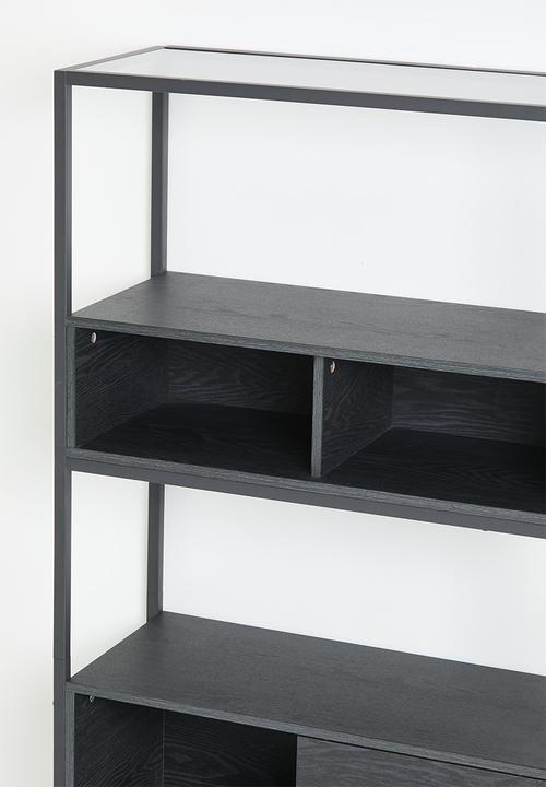 Sixth Floor - Madden Open Storage Shelf - Black