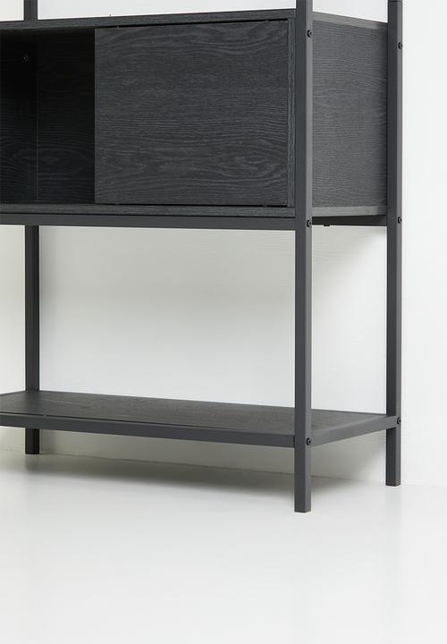 Sixth Floor - Madden Open Storage Shelf - Black