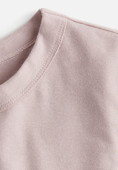 H&M - Long-sleeved top - light dusty pink