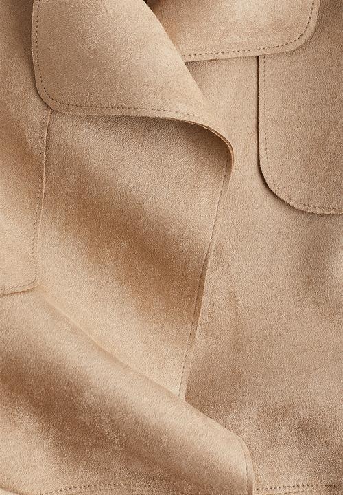 H&M - Napped trenchcoat - beige