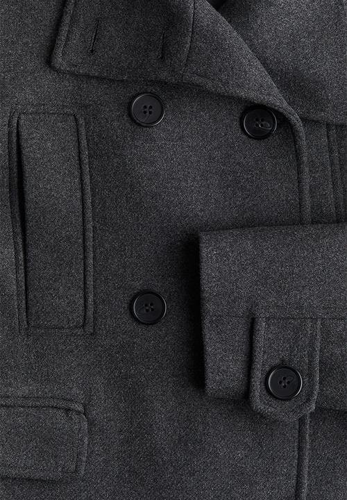 H&M - High-collar jacket - dark grey