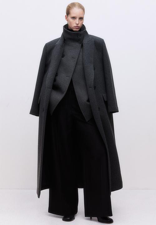 H&M - High-collar jacket - dark grey