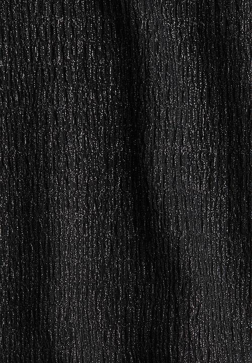 H&M - Smocked one-shoulder top - black glittery
