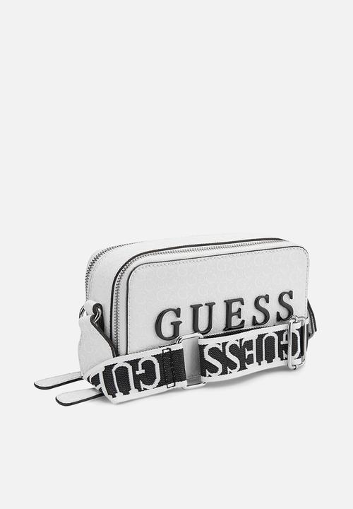 GUESS - Amanza mini crossbody top zip - white multi