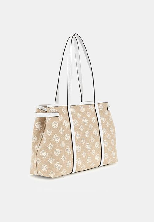 GUESS - Beyza girlfriend tote - white logo