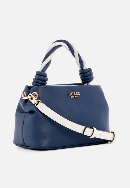 GUESS - Cruise vibe top handle cross-body bag - navy/white