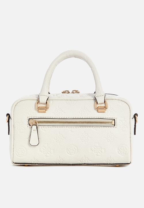 GUESS - Cresidia small satchel - off white