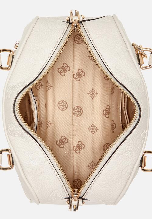GUESS - Cresidia small satchel - off white