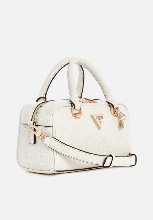 GUESS - Cresidia small satchel - off white