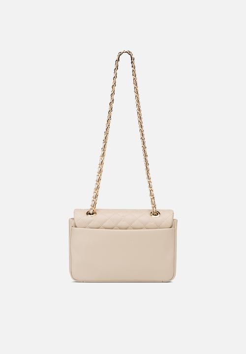 GUESS - Gwyn mini flap crossbody bag - french vanilla