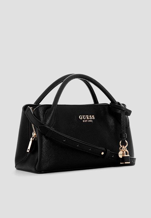 GUESS - Fedana sml girlfriend satchel tote bag -black