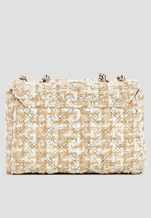 GUESS - Giully mini 2 comp cnvrtbl flp cross-body bag - gold