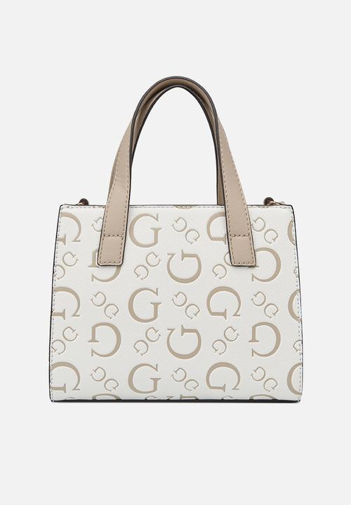 GUESS - Kyley mini tote bag - beige multi