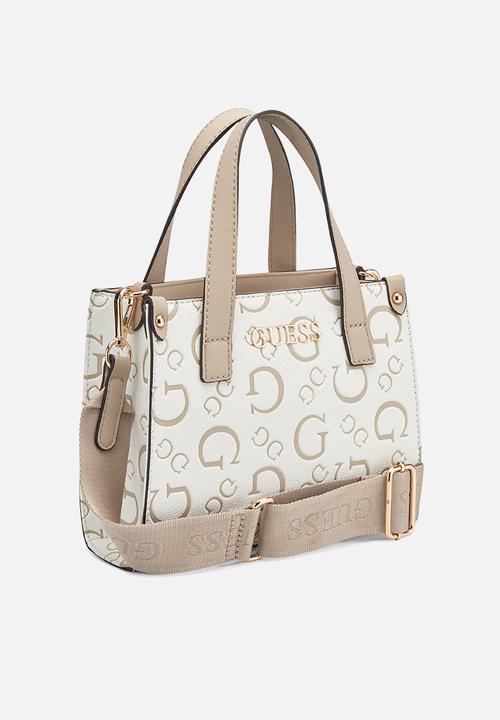 GUESS - Kyley mini tote bag - beige multi
