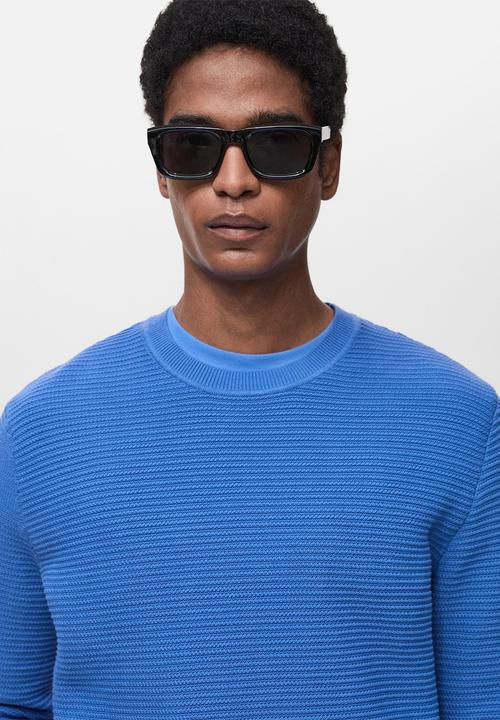 MANGO - Sweater salas - whitish-blue