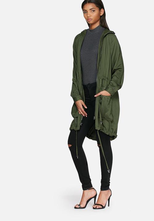 longline lightweight parka