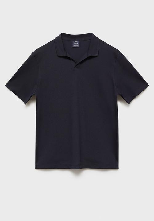 MANGO - Poloshirt taga - navy blue